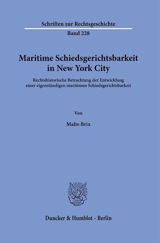 Maritime Schiedsgerichtsbarkeit in New York City