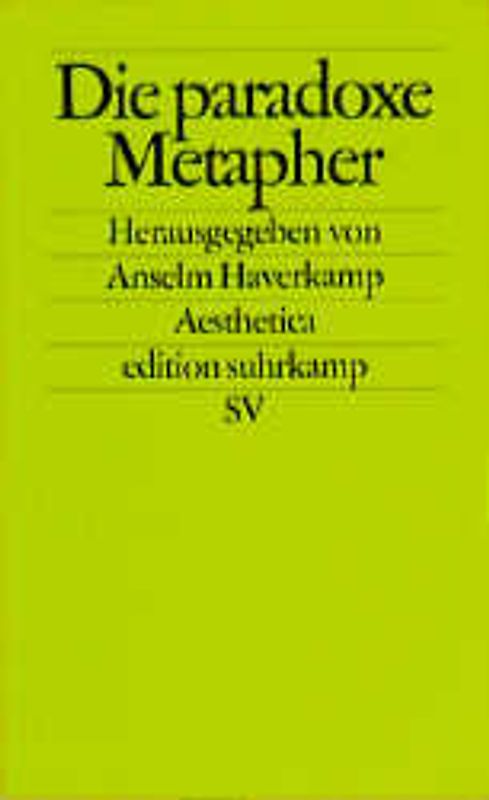 Die paradoxe Metapher