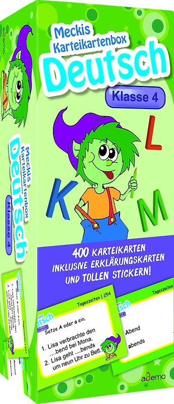 Karteibox Deutsch Klasse 4