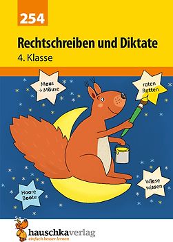 Rechtschreiben und Diktate 4. Klasse, A5- Heft