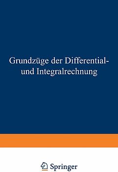 Grundzüge der Differential- und Integralrechnung