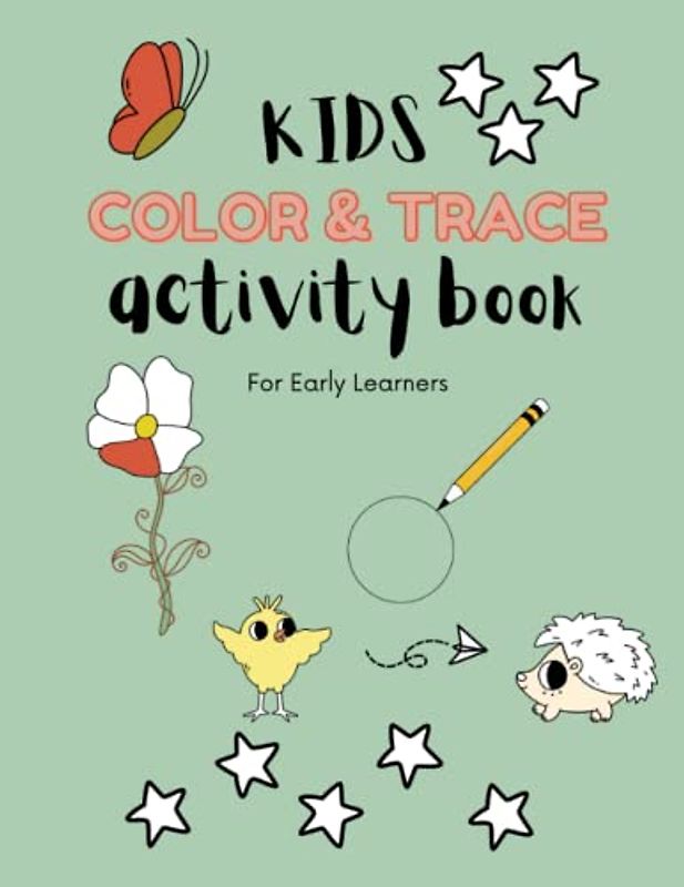Kids color & trace activity book for early learners