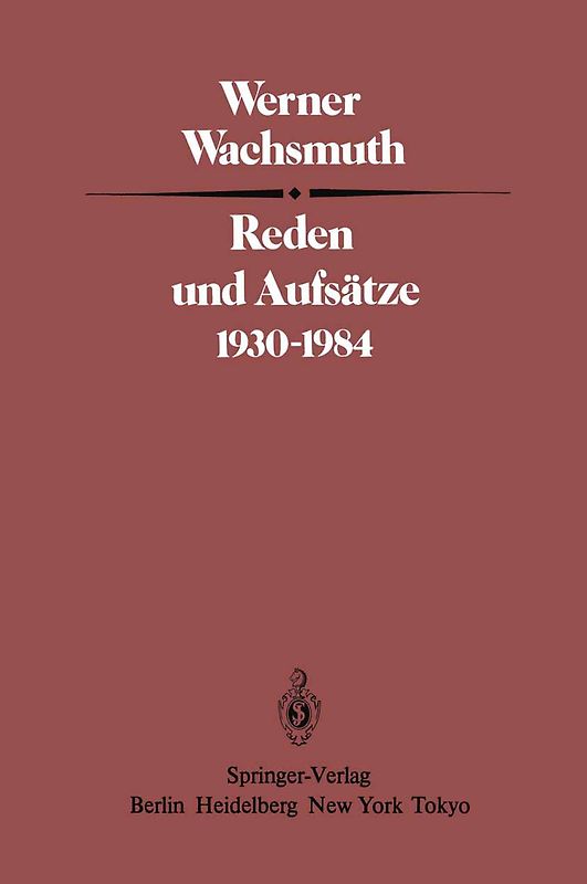 Reden und Aufsätze 1930–1984