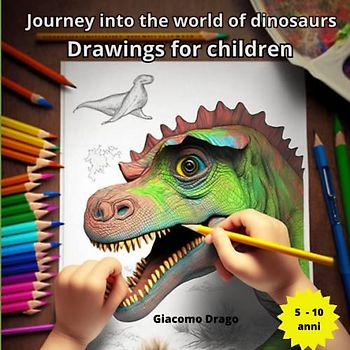 Journey into the world of dinosaurs: drawings for children