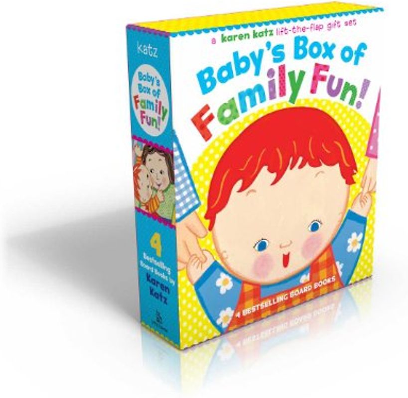 Baby's Box of Family Fun!: A 4-Book Lift-the-Flap Gift Set: Where Is Baby's Mommy?; Daddy and Me; Grandpa and Me, Grandma and Me - Katz, Karen