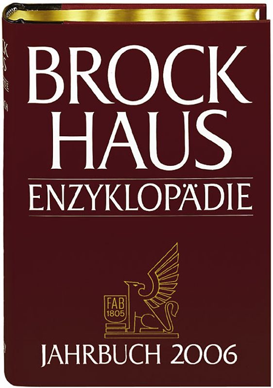 Brockhaus Enzyklopädie Jahrbuch 2006 (Halbleder-Einband)