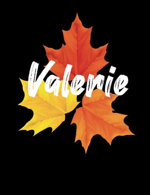 Valerie notebook: Personalized notebook With Name for Valerie ,120 large pages in size 8.5*11.