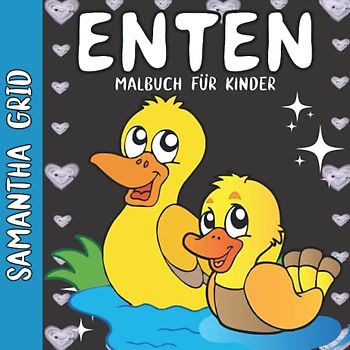 Enten Malbuch Für Kinder: Designs Für Teenager, Kinder im Alter von 1-3|2-4|3-5 Wintersport