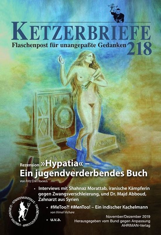 Rezension: »Hypatia«- Ein jugendverderbendes Buch
