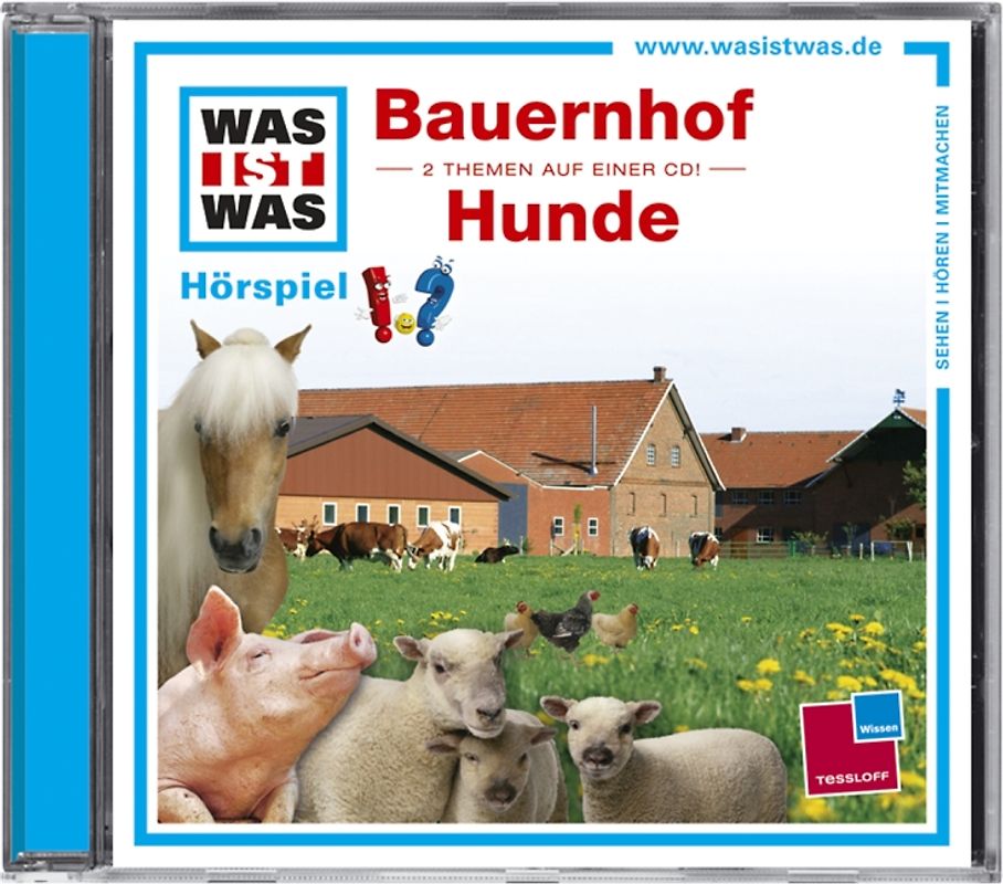 Was ist was Hörspiel-CD: Bauernhof/ Hunde