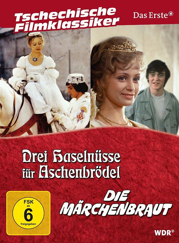Tschechische Filmklassiker - 3 Haselnüsse für Aschenbrödel / Die Märchenbraut [Märchenedition, 3 DVDs] DVD