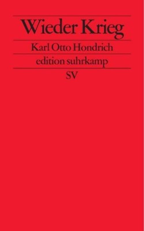 Wieder Krieg