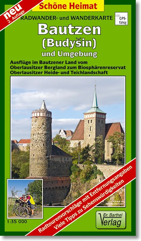Radwander- und Wanderkarte Bautzen und Umgebung