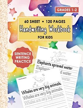 Sentence Writing Practice for kids: Handwriting Workbook for Little Kindergarten Kids School to Improve Word Tracing and Writing Skills with Space for Your Own Stories