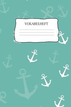 Vokabelheft: Vokabelheft, A5, 60 Seiten mit je 3 Spalten