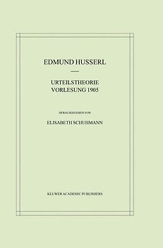 Urteilstheorie Vorlesung 1905
