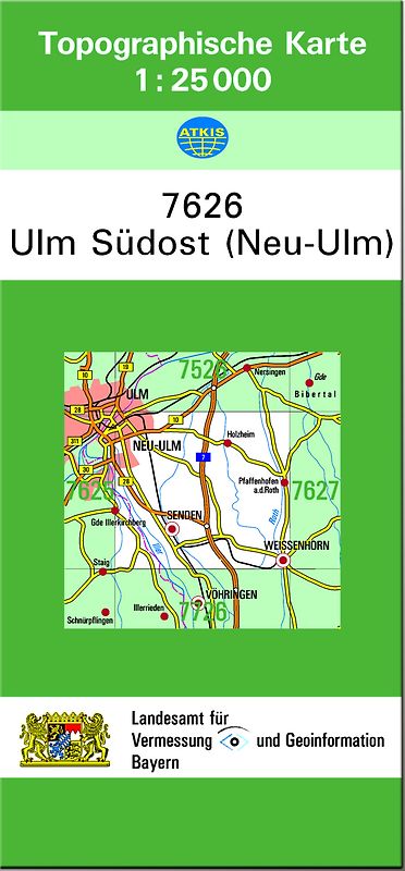 TK25 7626 Ulm Südost (Neu-Ulm)
