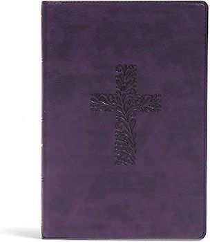 KJV Rainbow Study Bible, Purple Leathertouch