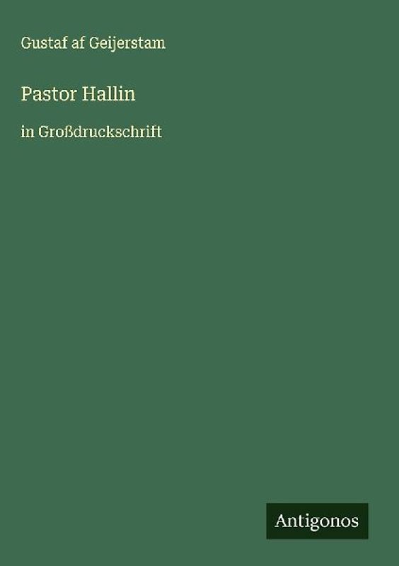 Pastor Hallin