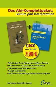 Bahnwärter Thiel - Lektüre plus Interpretation: Königs Erläuterung + kostenlosem Hamburger Leseheft von Gerhart Hauptmann.