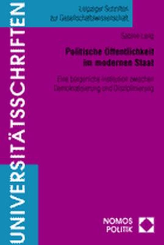 Politische Öffentlichkeit im modernen Staat
