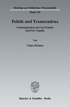 Politik und Transzendenz.
