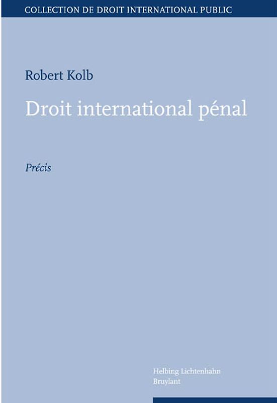 Droit international pénal