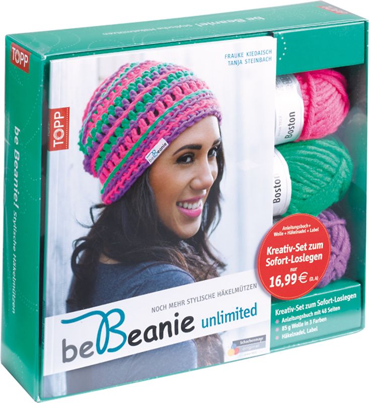 Kreativ-Set: be Beanie! Stylische Häkelmützen