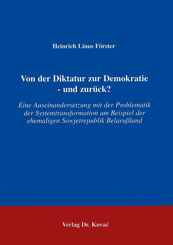 Von der Diktatur zur Demokratie - und zurück?