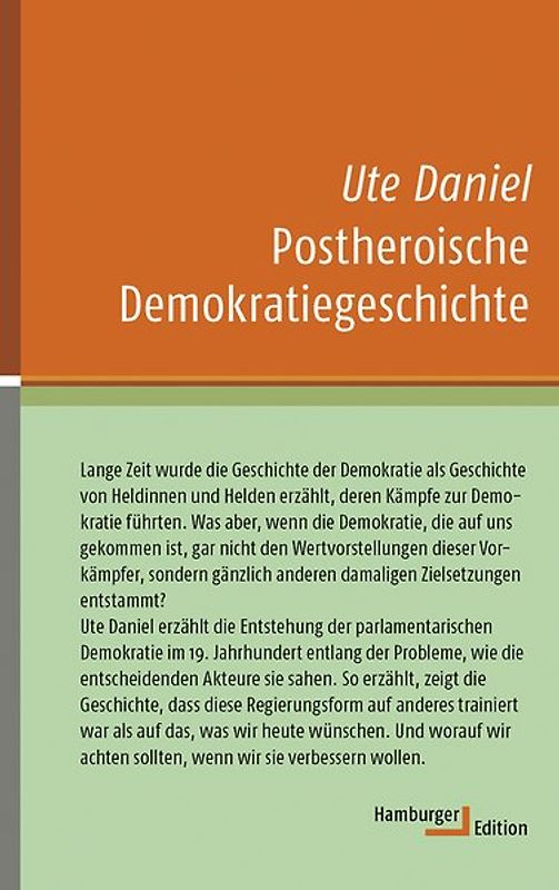 Postheroische Demokratiegeschichte