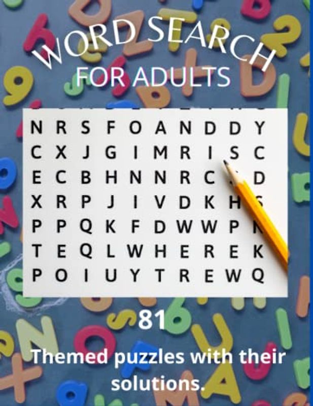 Word Search for Adults: 81 Themed Puzzles with Solutions