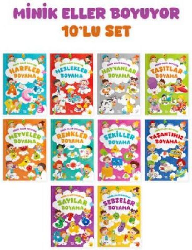Minik Eller Boyuyor 10lu Kitaplik Seti