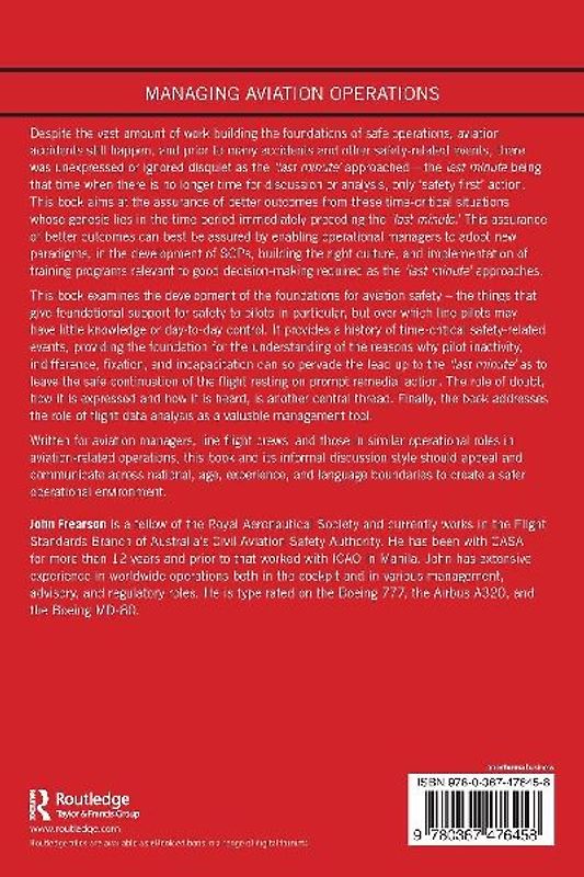 Operational Safety for Aviation Managers