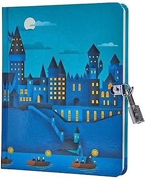 Harry Potter: Hogwarts Castle Glow-in-the-Dark Lock & Key Diary