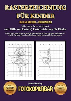 Wie man Feen zeichnet (mit Hilfe von Rastern) Rasterzeichnung für Kinder