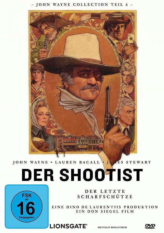 Der Shootist - Der Scharfschütze - John Wayne Collection 6 DVD