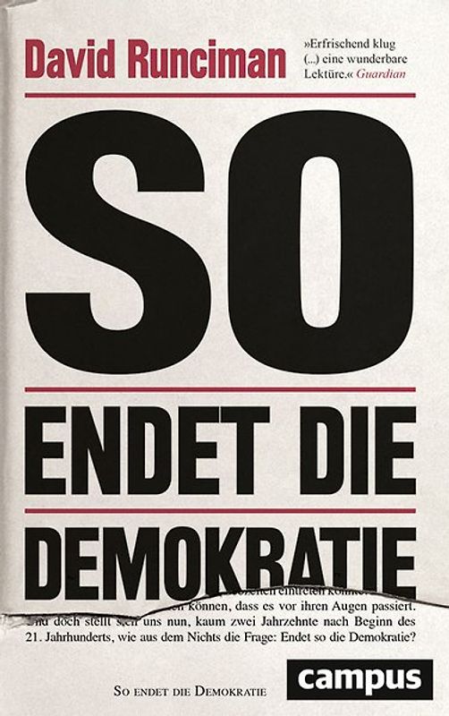 So endet die Demokratie