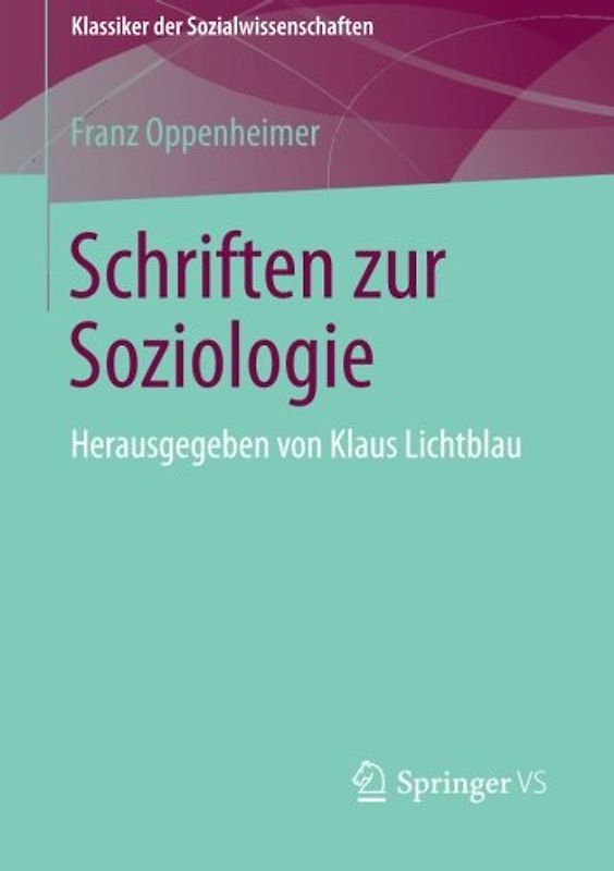 Schriften zur Soziologie