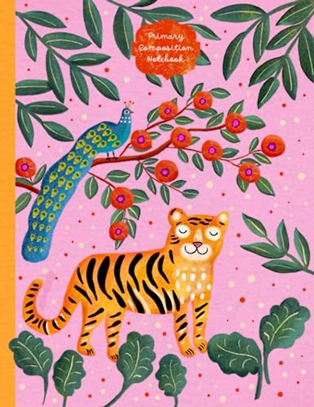 Primary Composition Notebook: Grades K-2 Composition School Exercise Book With Dotted Midline and Picture Space