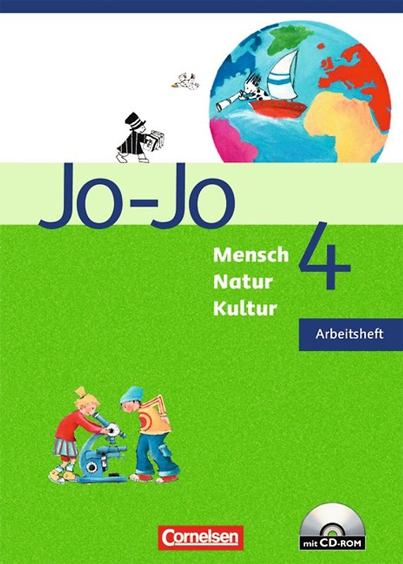 Jo-Jo Mensch - Natur - Kultur - Grundschule Baden-Württemberg / Band 4 - Arbeitsheft mit CD-ROM