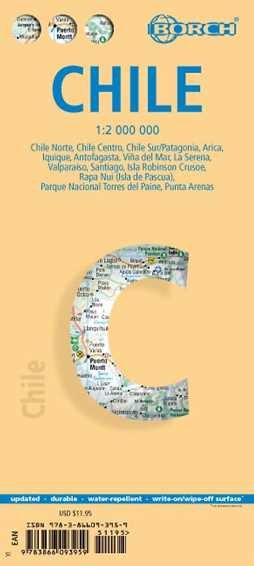 Chile, Borch Map