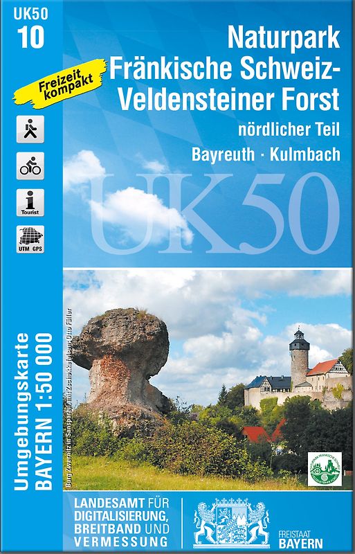 UK50-10 Naturpark Fränkische Schweiz-Veldensteiner Forst, nördl.Teil