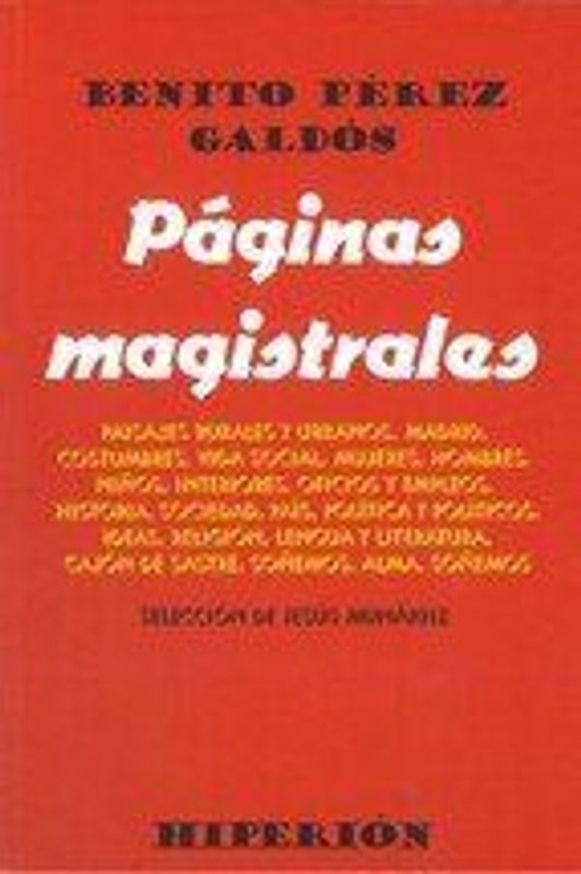 Páginas magistrales