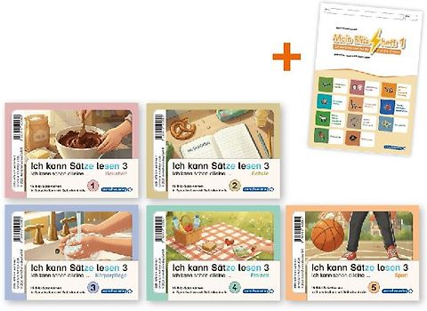Ich kann Sätze lesen Teil 3 in Sprechsilben- Ich schreibe schon alleine ...