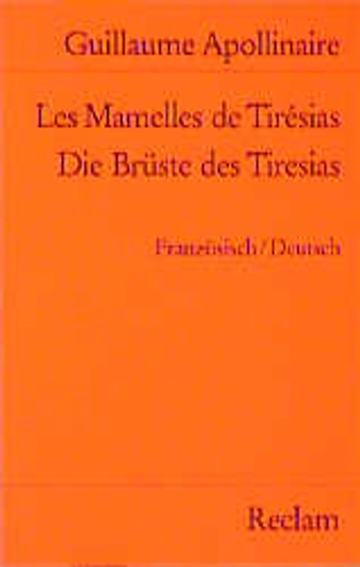 Les Mamelles de Tirésias /Die Brüste des Tiresias. Franz. /Dt