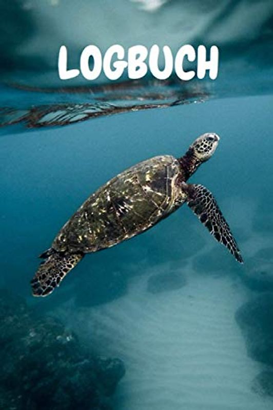 Premium Taucher Logbuch für Taucher Dive Log: Tauchbuch Gerätetauchen Scuba Diving Nitrox Tauchausrüstung Platz für 220 Tauchgänge Tauchausbildung Brevet (6x9") Schildkröte Unterwasser Schnorcheln