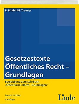 Gesetzestexte Öffentliches Recht - Grundlagen