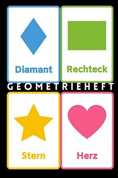 Geometrieheft: Mit Geometrie Formen | Din a5 | 120 Seiten | Punktiert | Grundschule | Schule | Mathematik