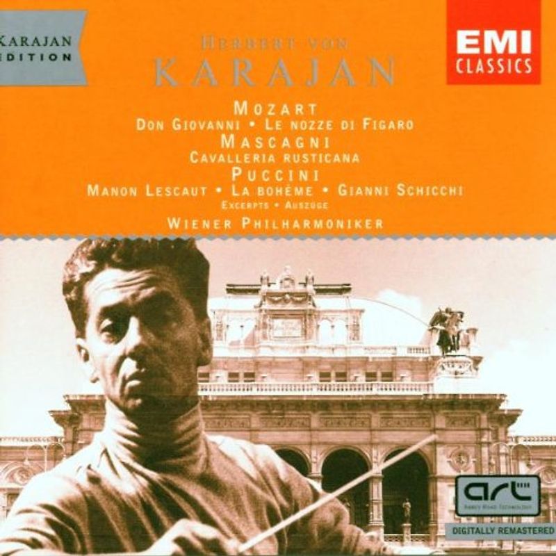 Wiener Philharmoniker - Karajan-Edition (Karajan in Wien Vol. 6) Don Giovanni, Figaro, Cavalleria Rusticana, La Boheme etc.