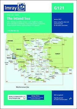 Imray Chart G121: South Ionian Islands Nisos Levkas to Nisos Zakinthos (G Charts, Band 121)